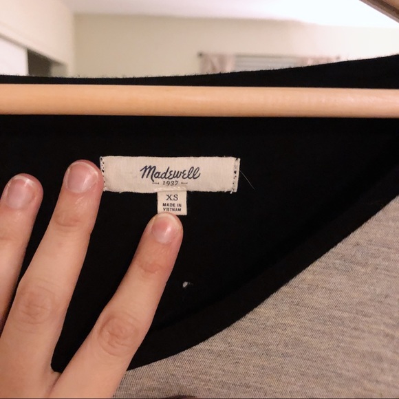 Madewell Colorblock Drapey Tee - Picture 2 of 2